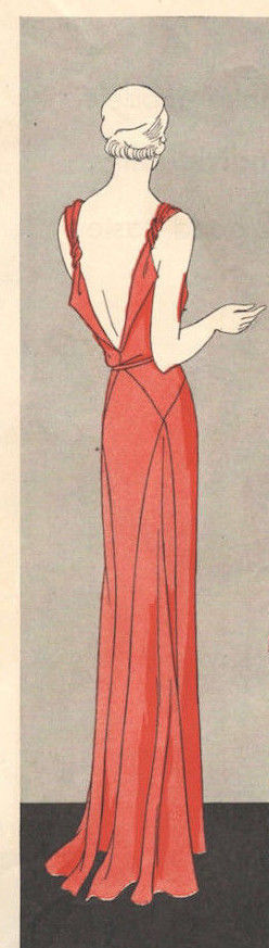 1931-Vintage-VOGUE-Sewing-Pattern-B32-12-DRESS-1201-262847911834-2