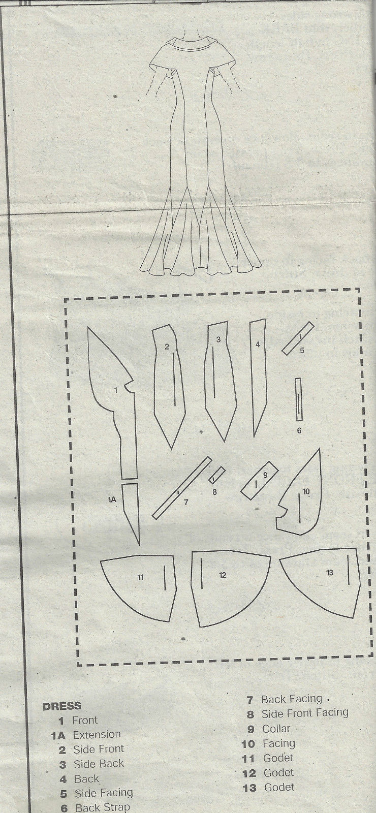 1934-Vintage-VOGUE-Sewing-Pattern-DRESS-B34-36-38-R403-251142631739-3