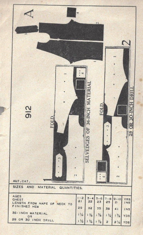 1940s-Childrens-Vintage-Sewing-Pattern-S1-2-B21-BOYS-DUNGAREES-C20-262604753070-2