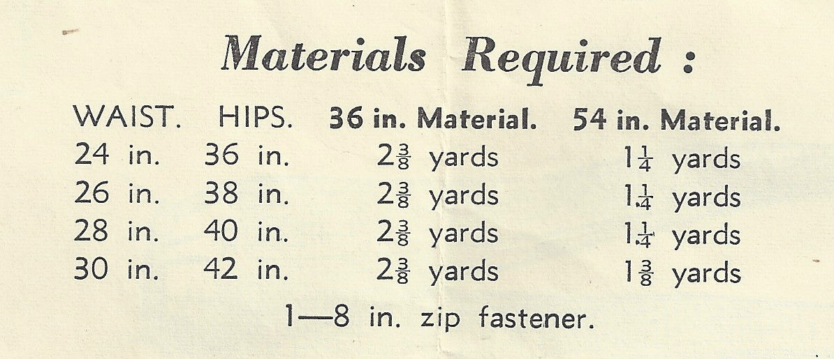 1950s-Vintage-Sewing-Pattern-Waist-24-PANTS-1662-262454664507-2