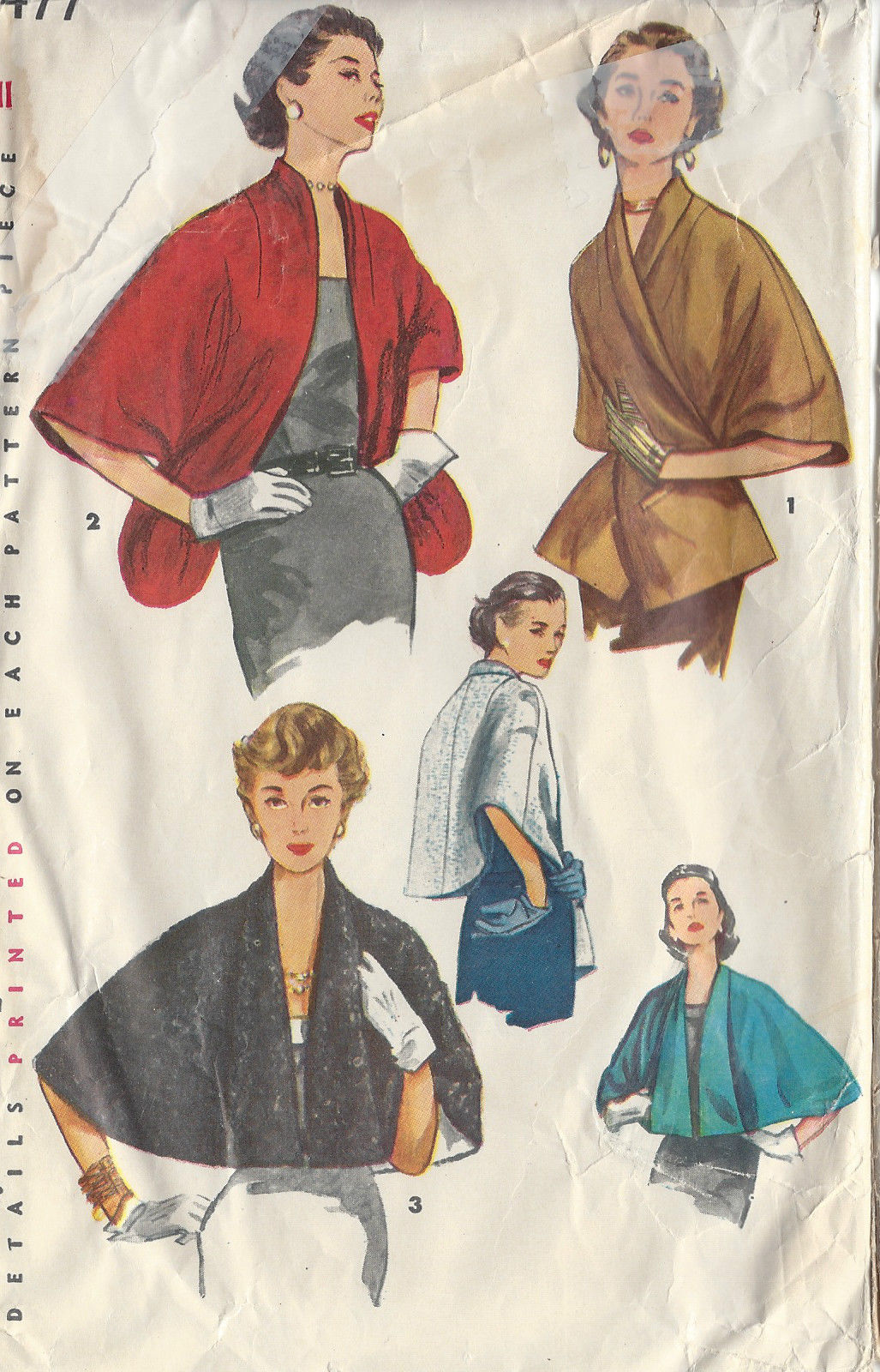 1953-Vintage-Sewing-Pattern-STOLES-B30-32-R596-251146788935