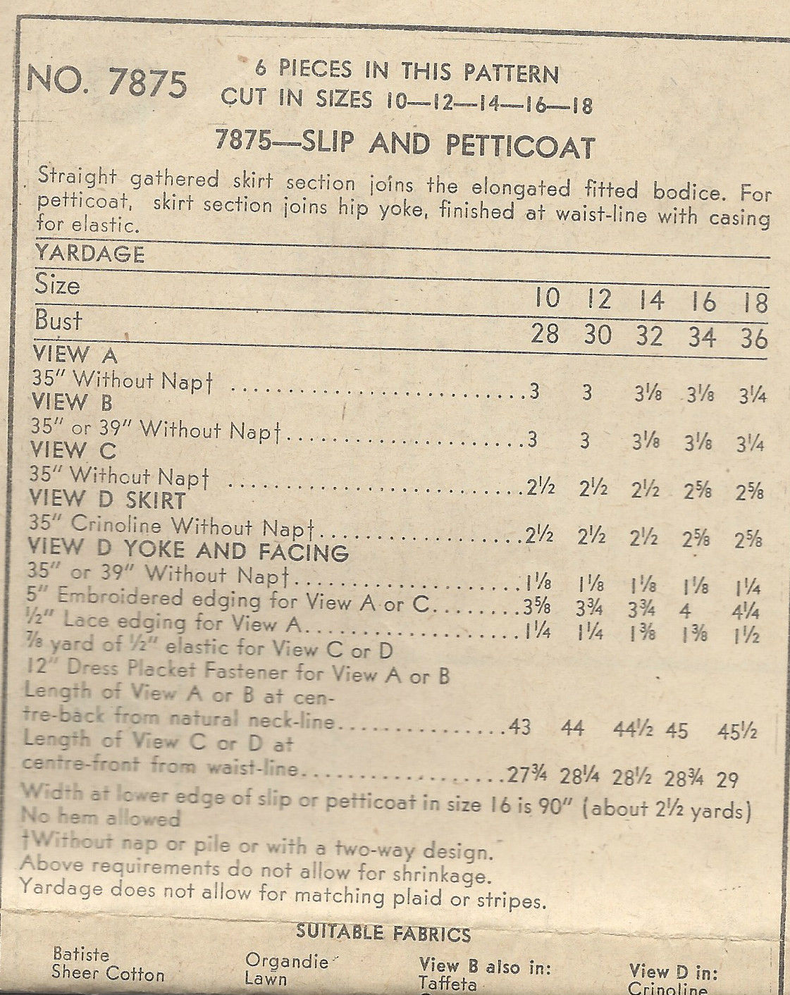 1956-VOGUE-Vintage-Sewing-Pattern-B36-SLIP-PETTICOAT-1470-261986928502-2