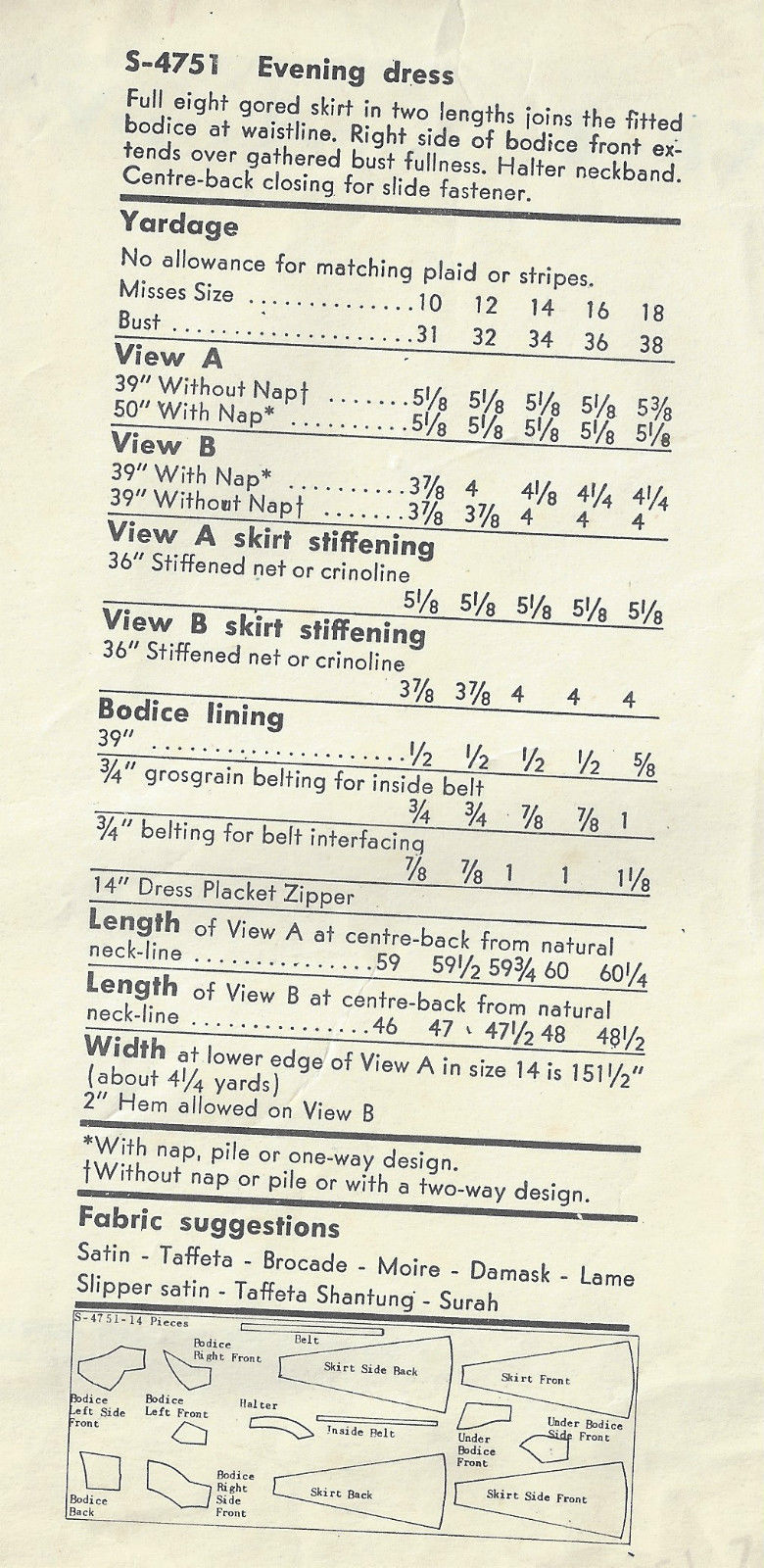 1956-Vintage-VOGUE-Sewing-Pattern-B36-EVENING-DRESS-1564-262189899383-2