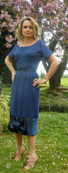 1957-Vintage-Sewing-Pattern-B34-DRESS-1245-251536473579-5