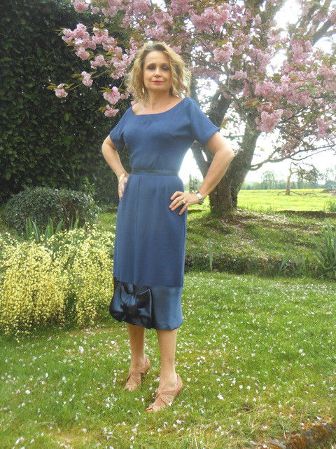 1957-Vintage-Sewing-Pattern-B34-DRESS-1245-251536473579-9