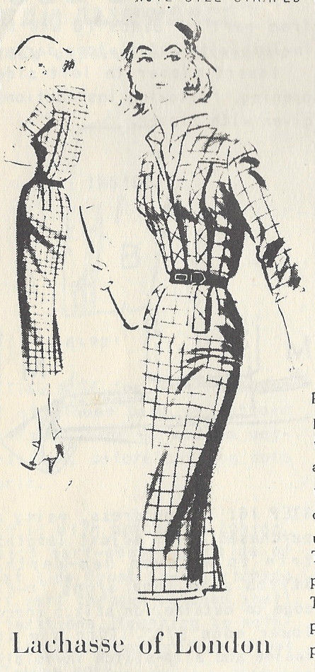 1957-Vintage-Sewing-Pattern-DRESS-B36-12-R508-By-Lachasse-of-London-251142477360