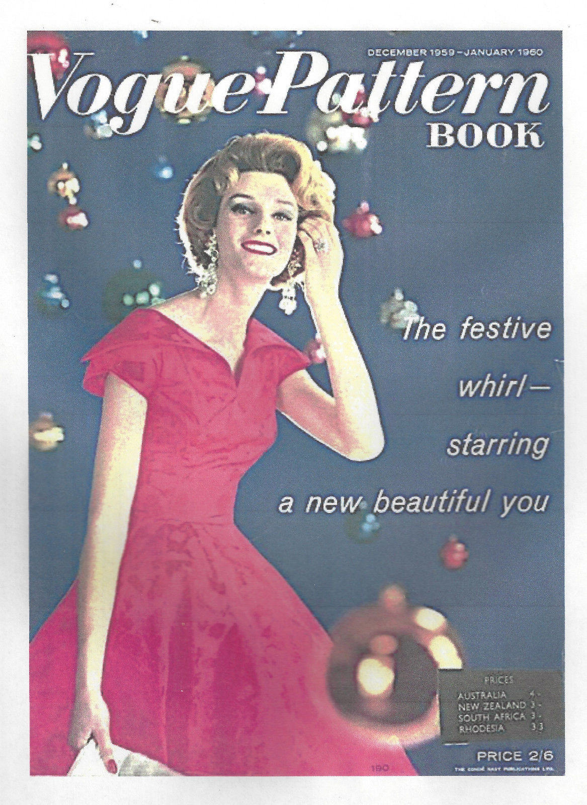 1959-Vintage-VOGUE-Sewing-Pattern-B36-ONE-PIECE-DRESS-COAT-1767R-262786113594-5