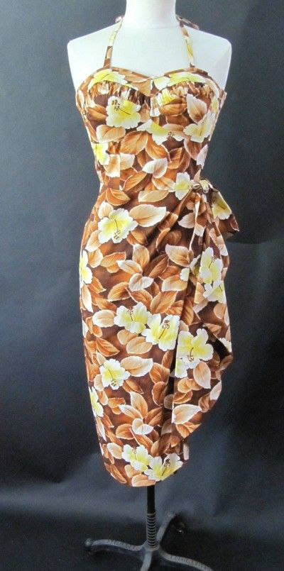 1960-Vintage-Sewing-Pattern-B34-DRESS-SARONG-DRESS-JACKET-1498-262386455119-2