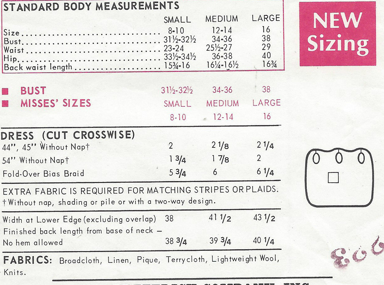 1960s-Vintage-Sewing-Pattern-B38-WRAP-DRESS-LARGE-R837-261798249381-2