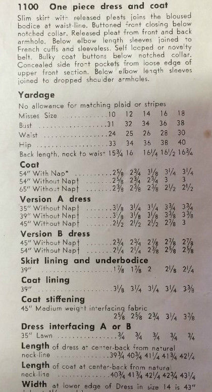 1960s-Vintage-VOGUE-Sewing-Pattern-B34-COAT-DRESS-1383-Christian-Dior-251778213219-3