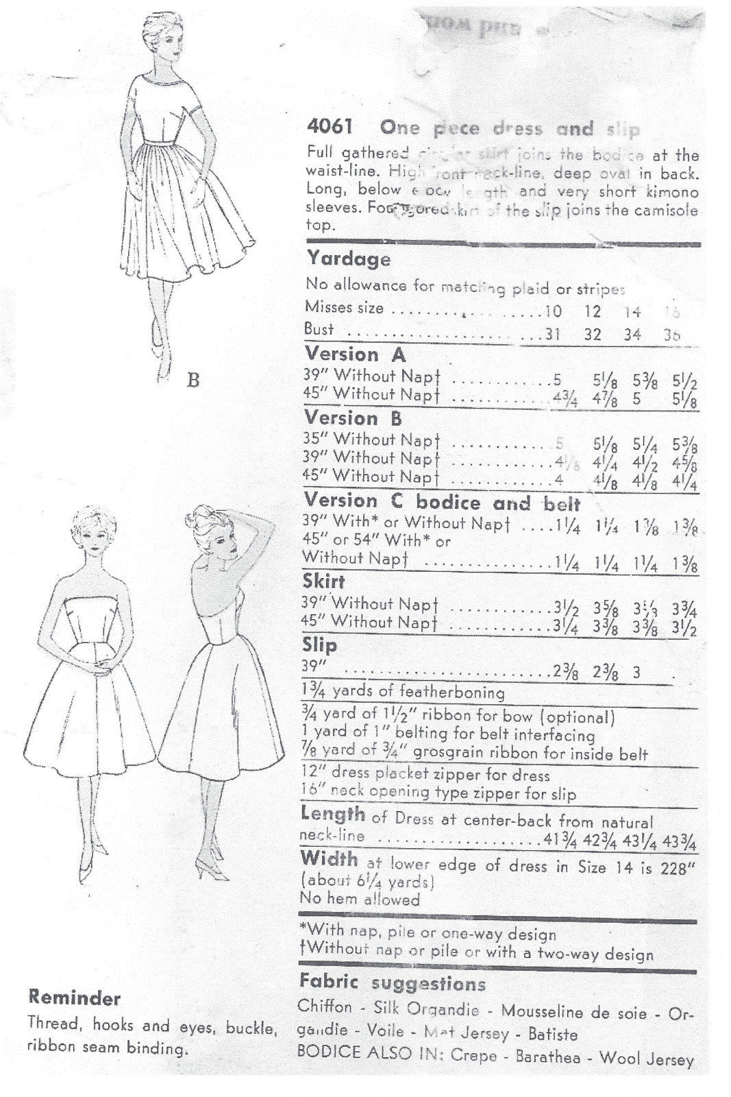 1960s-Vintage-VOGUE-Sewing-Pattern-DRESS-B34-R598-251146798669-2