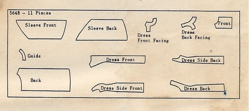 1960s-Vintage-VOGUE-Sewing-Pattern-DRESS-B34-R599-251146801348-3