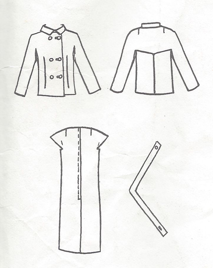 1968-Vintage-VOGUE-Sewing-Pattern-B36-JACKET-DRESS-1056-By-Givenchy-251325511587-2