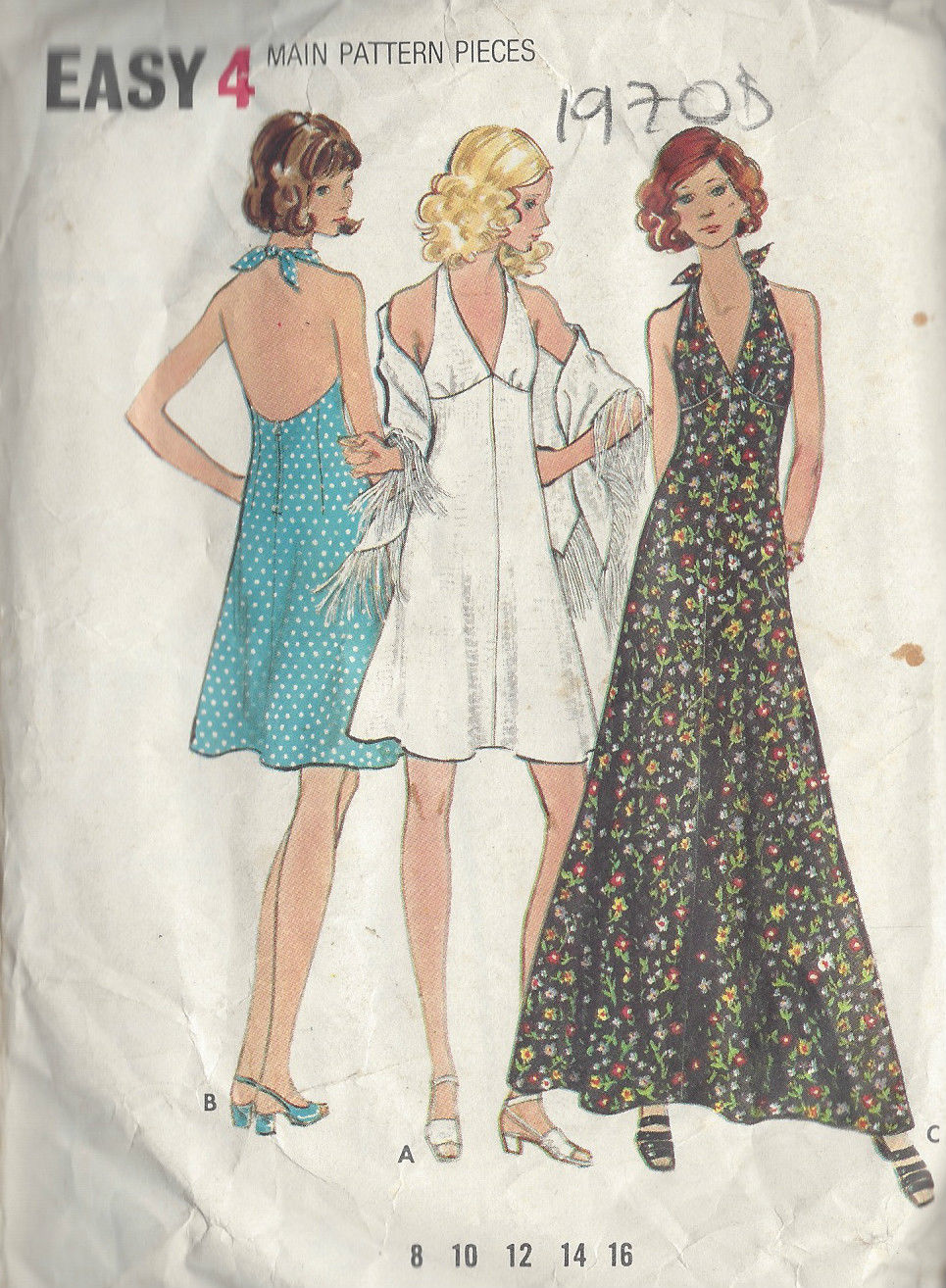 1970s-Vintage-Sewing-Pattern-B34-DRESS-R745-251181738492