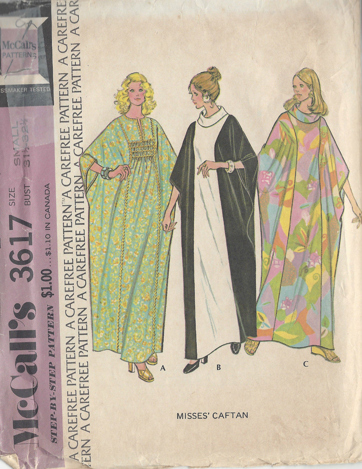 1973-Vintage-Sewing-Pattern-B31-12-32-12-CAFTAN-R998-251280113155